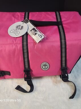 Pink Dog LIFE JACKET with Reflective Straps